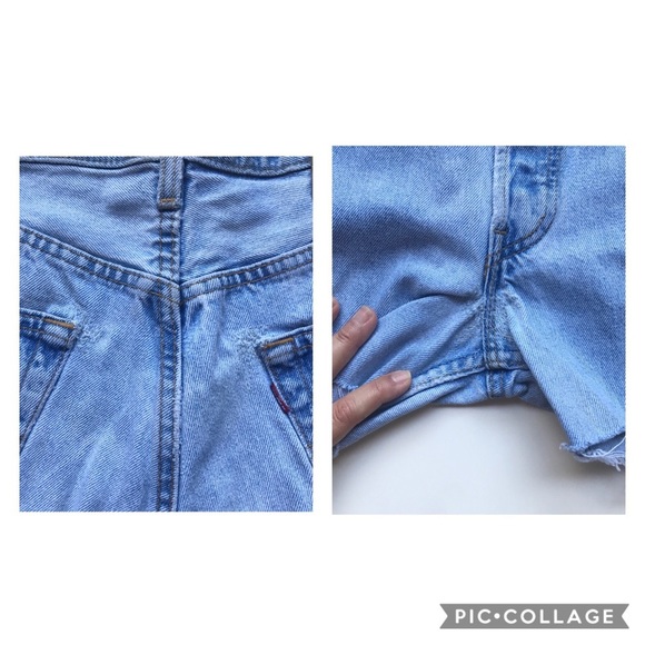 Vintage Levi’s cut off distressed shorts - Picture 4 of 4